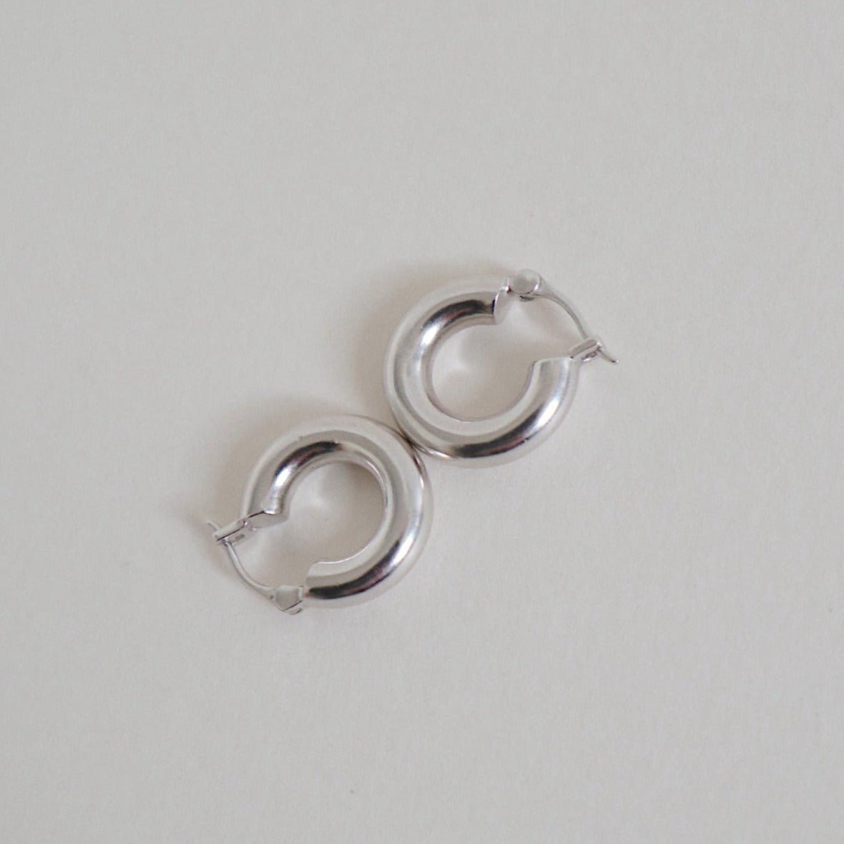 &#39;Charli&#39; Hoop Earrings - Lines &amp; Current