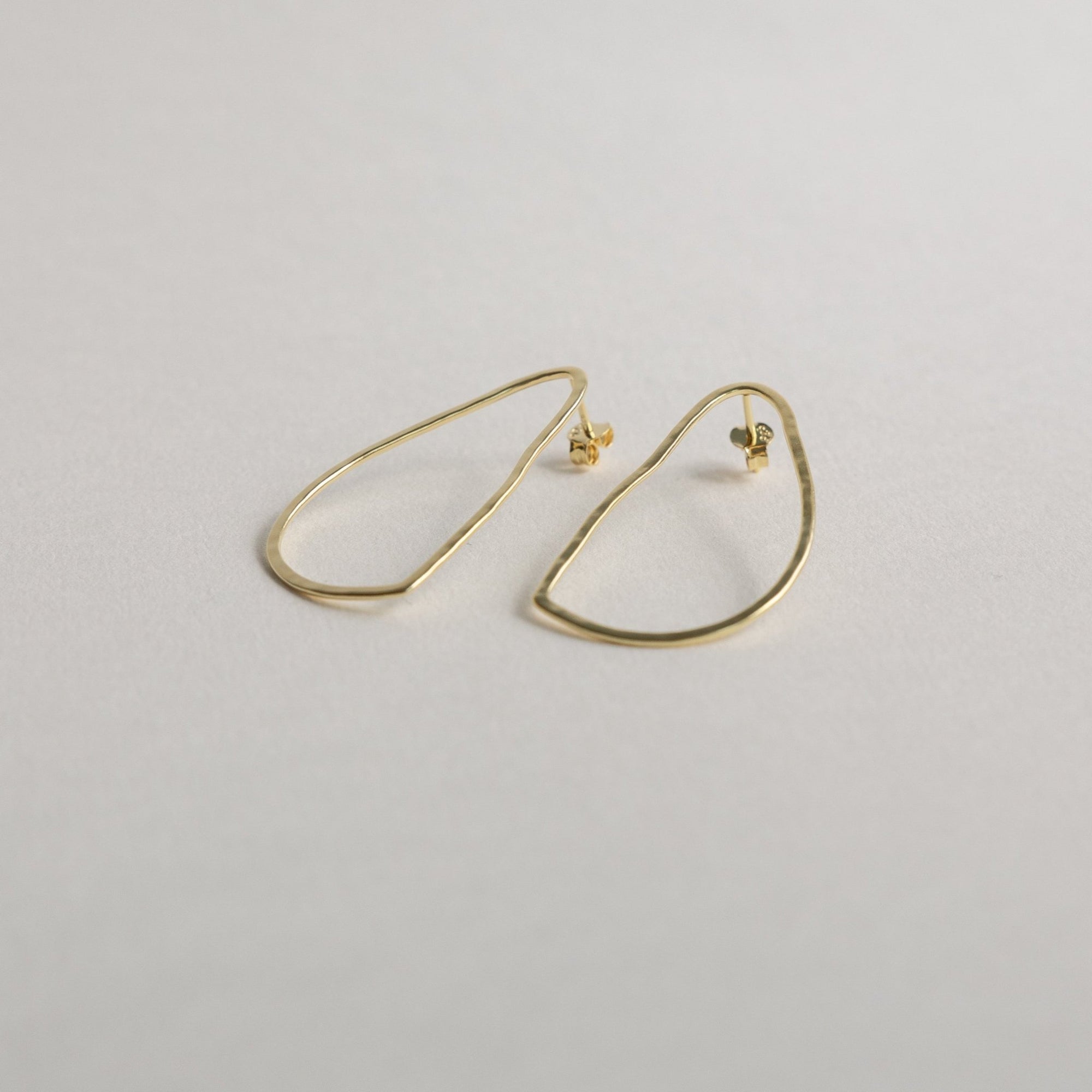 &#39;Delilah&#39; Oval Earrings - Lines &amp; Current