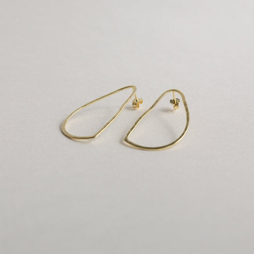 'Delilah' Oval Earrings - Lines & Current
