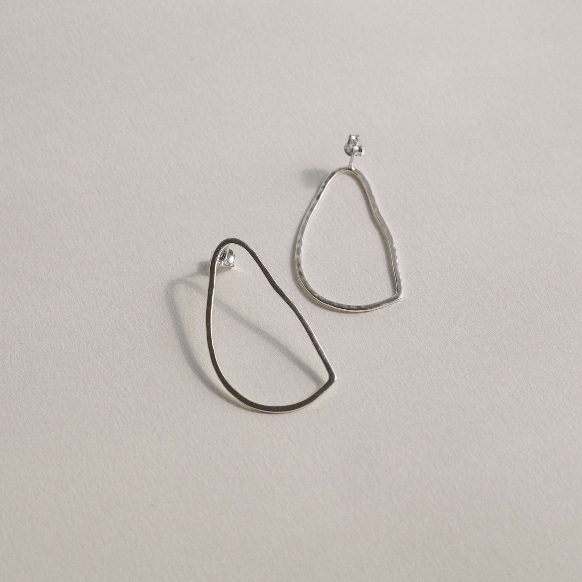 &#39;Delilah&#39; Oval Earrings - Lines &amp; Current