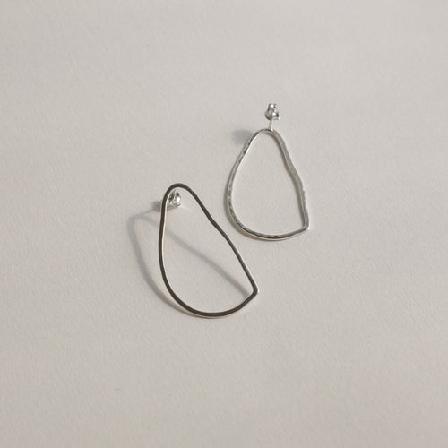 'Delilah' Oval Earrings - Lines & Current