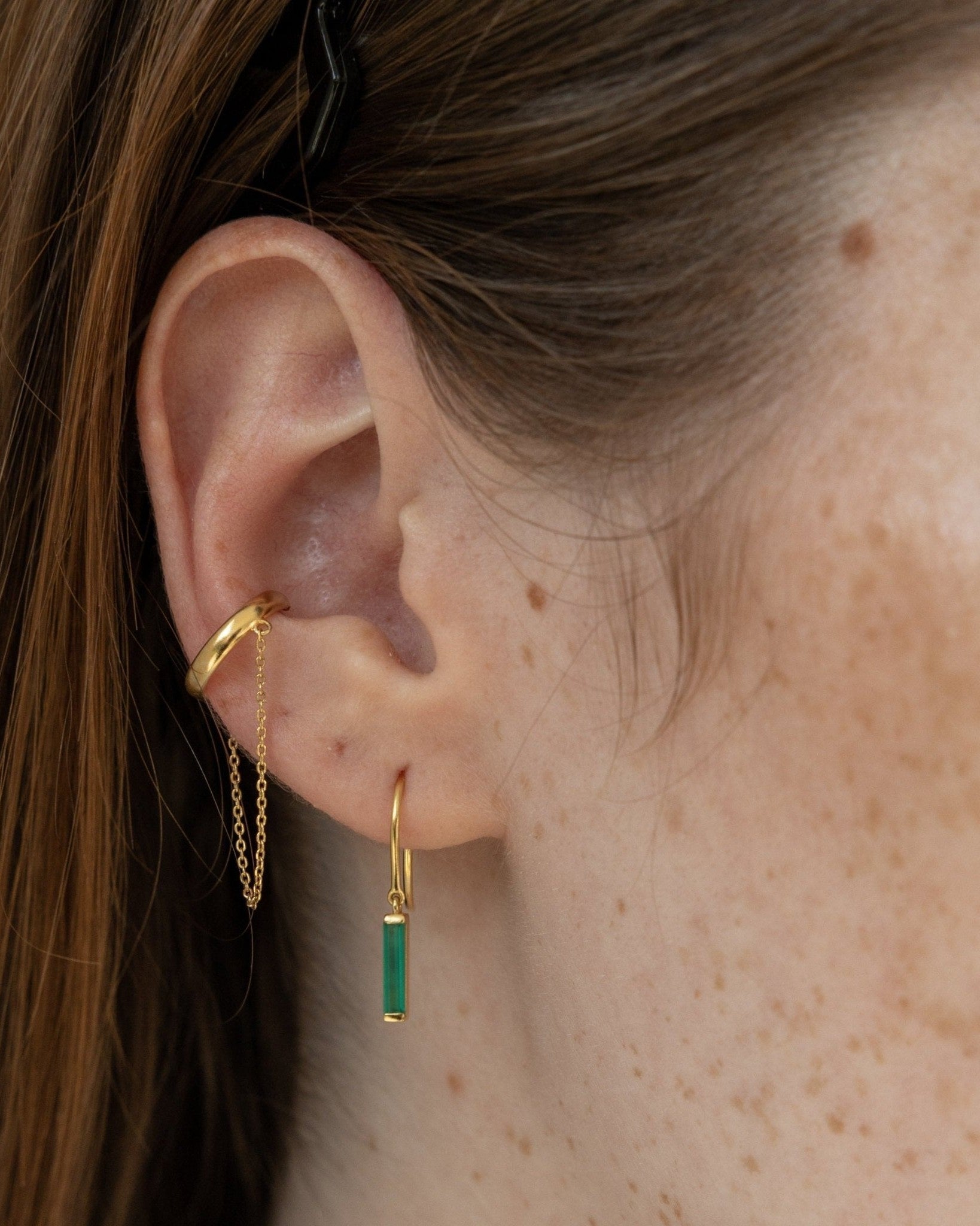 'Green Alchemy' Drop Earrings