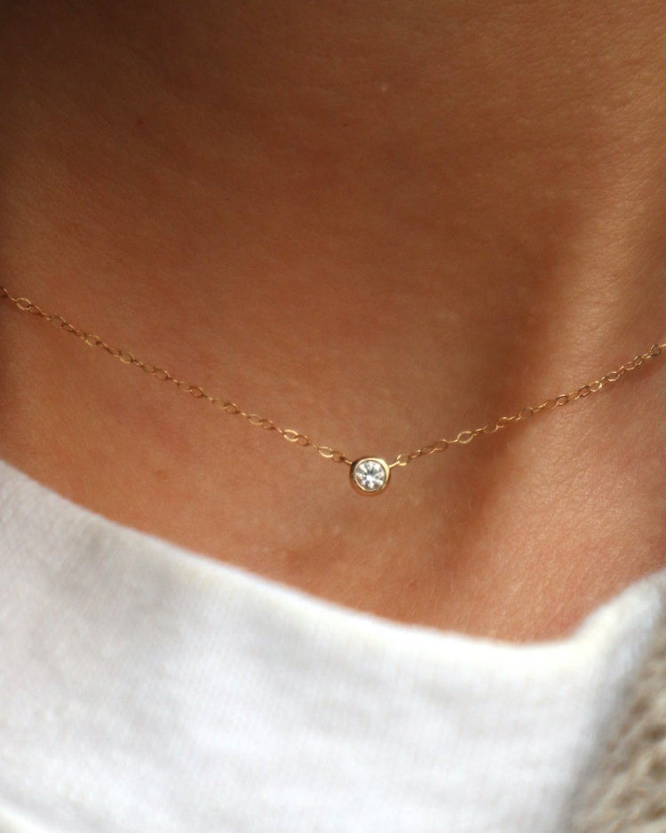 'Hansley' 18K Diamond Necklace