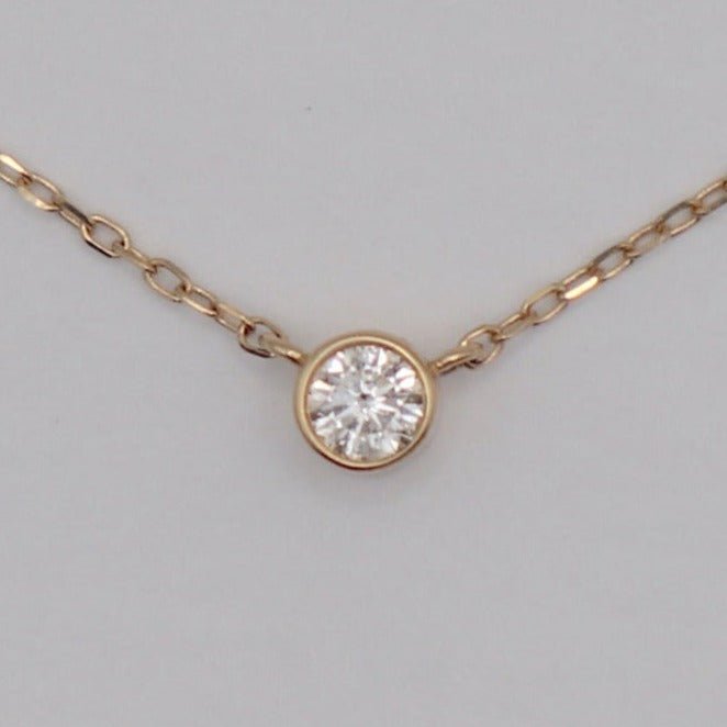 &#39;Hansley&#39; 18K Diamond Necklace - Lines &amp; Current