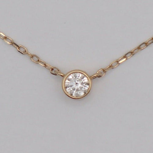 'Hansley' 18K Diamond Necklace - Lines & Current