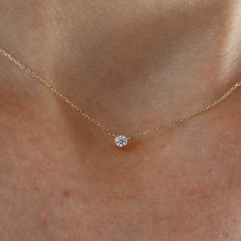 'Hansley' 18K Diamond Necklace