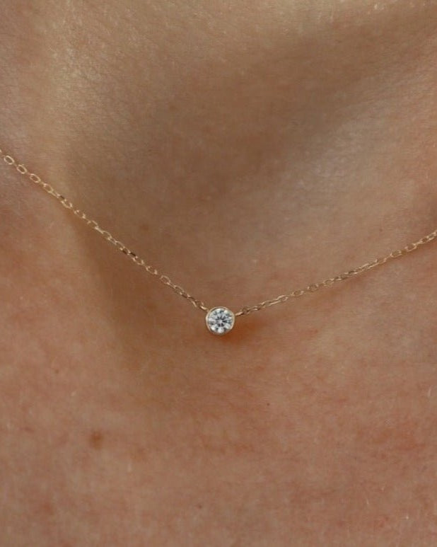 'Hansley' 18K Diamond Necklace