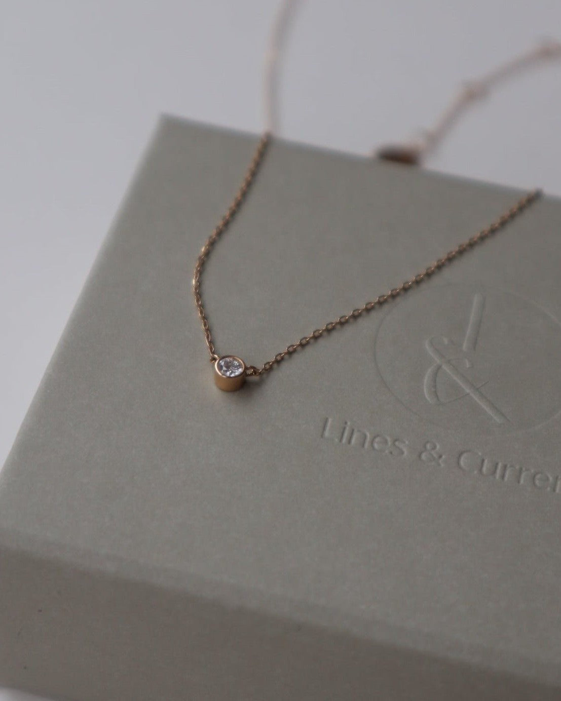 'Hansley' 18K Diamond Necklace