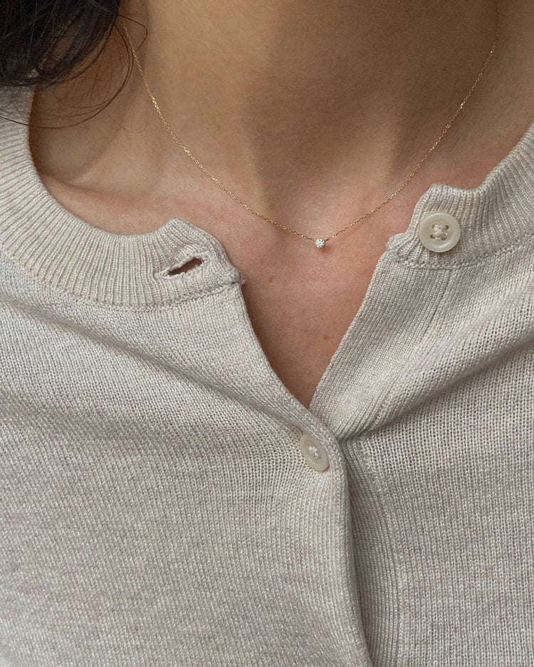 'Hansley' 18K Diamond Necklace