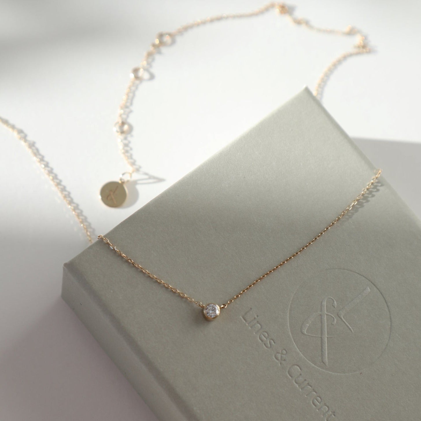 'Hansley' 9K Diamond Necklace