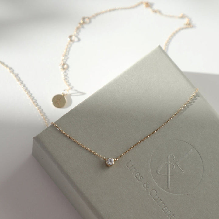 Lines and Current 'Elska' Infinity Necklace - Sterling Silver – Spoiled Life