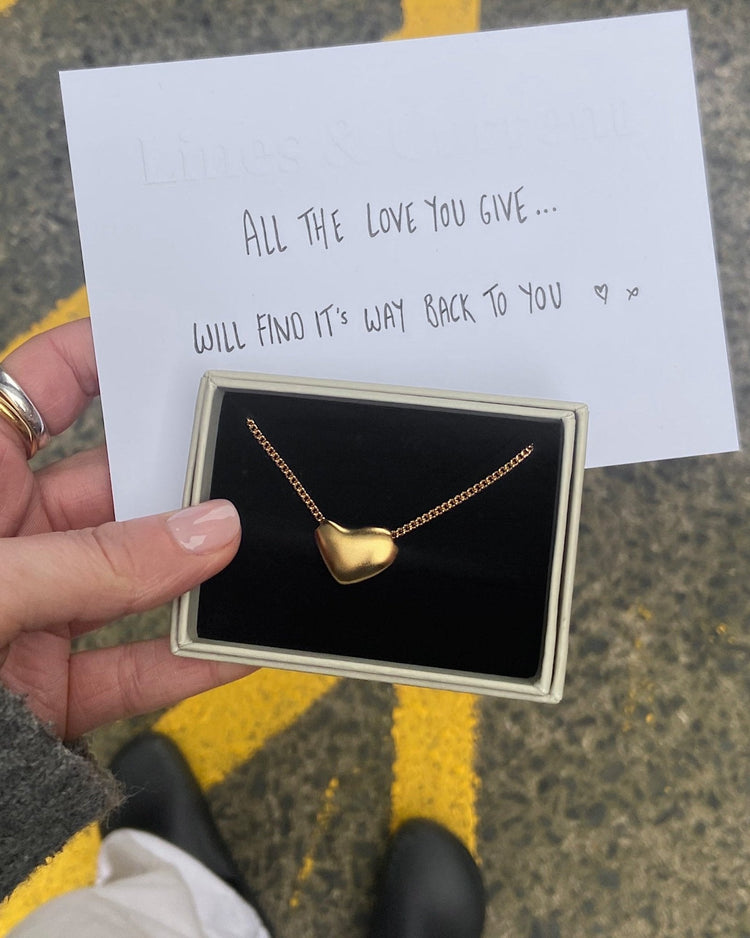 'Heart in the Clouds' Chain Necklace