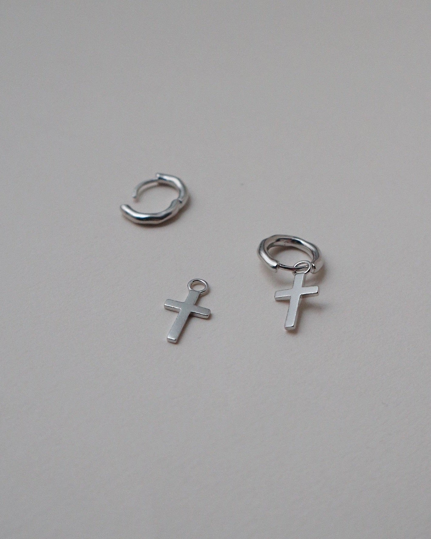 Liquid Huggies + Cross Charms