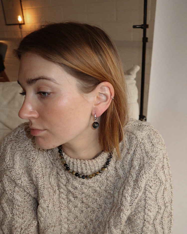 'Le Monde' Tiger's Eye Beaded Necklace