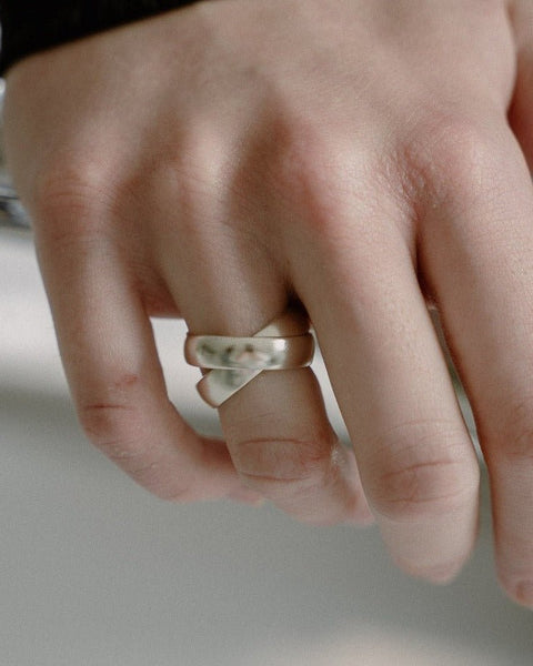 'Lennon' Interlinked Ring – Lines & Current