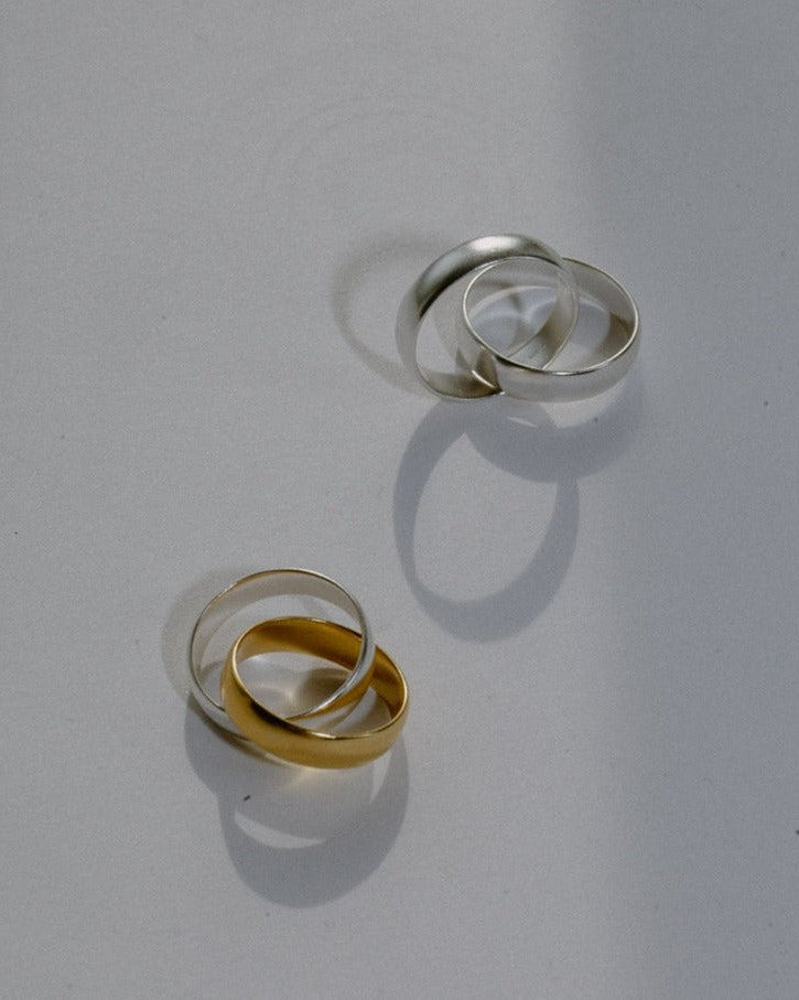 'Lennon' Interlinked Ring – Lines & Current