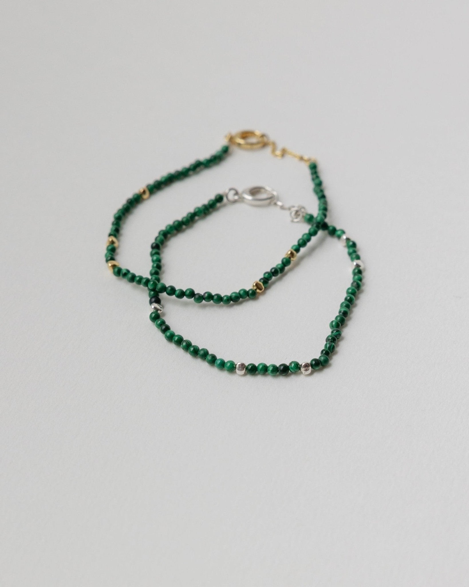 'Madison' Malachite Beaded Bracelet