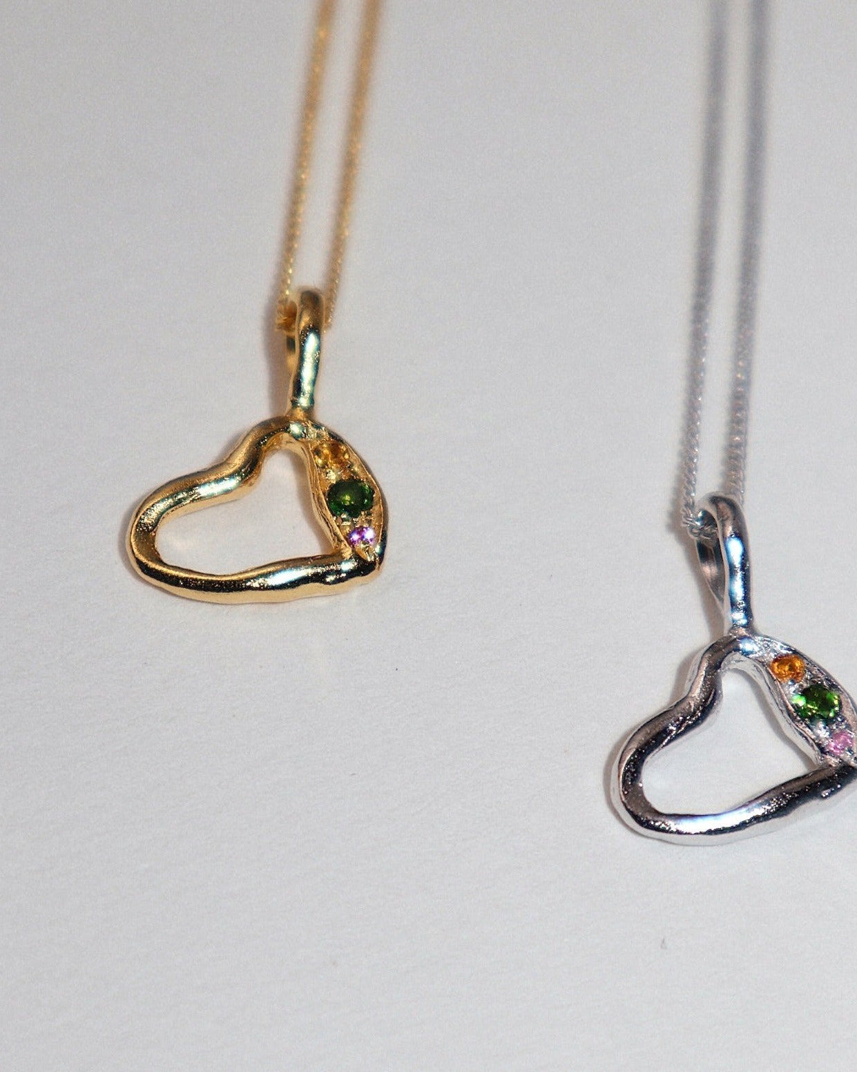 'Mixed Emotion' Heart Necklace