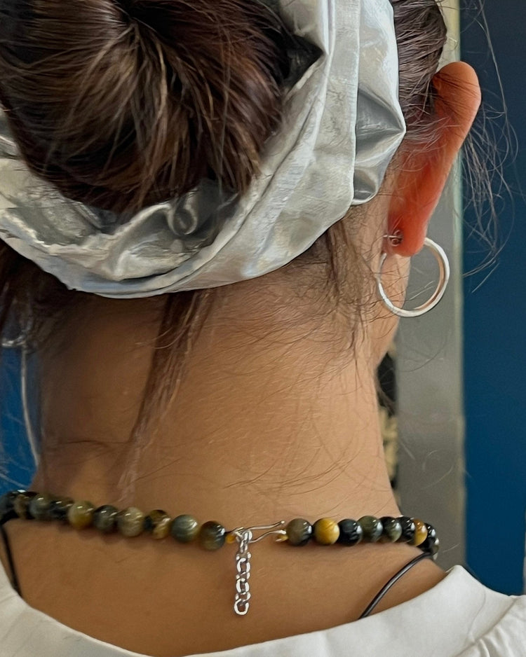 'Paula' Pipe Hoop Earrings