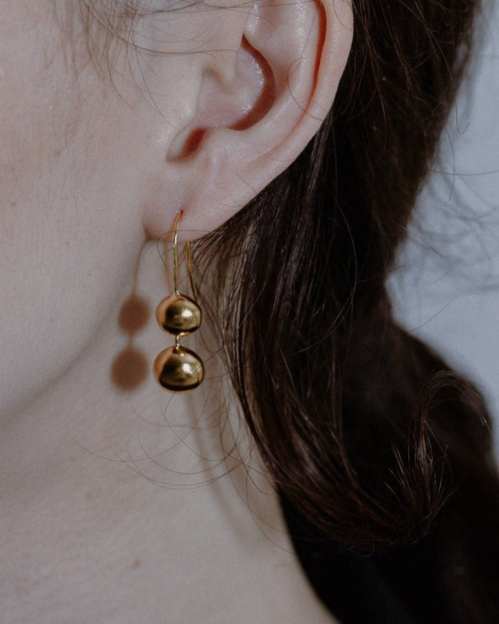 'Petra' Double Drop Earrings