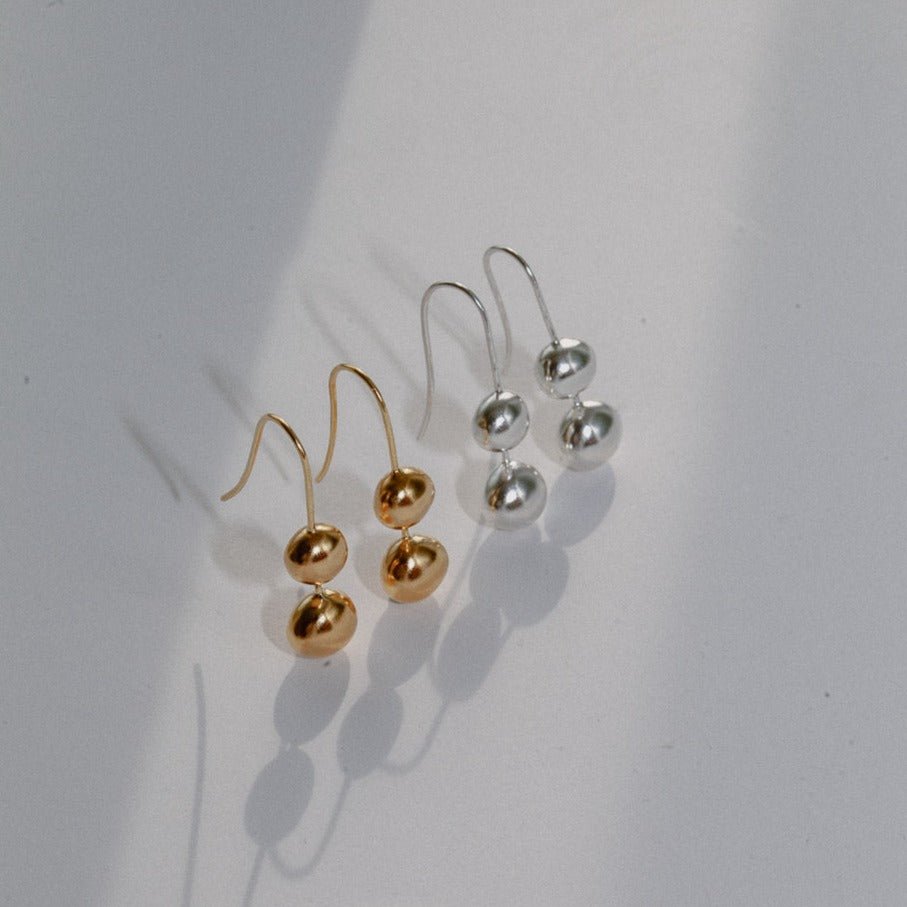 'Petra' Double Drop Earrings