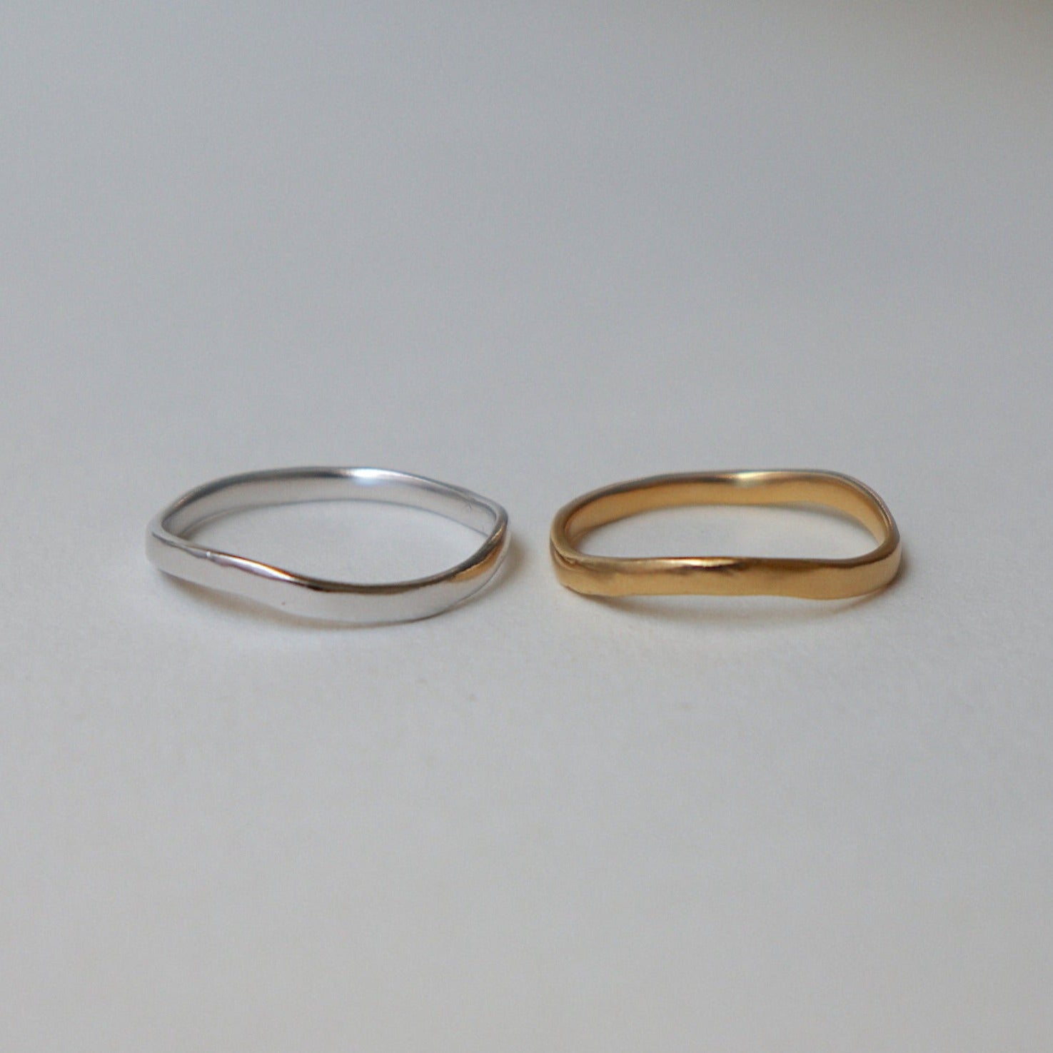 'Rhythm' Stacker Ring - Lines & Current