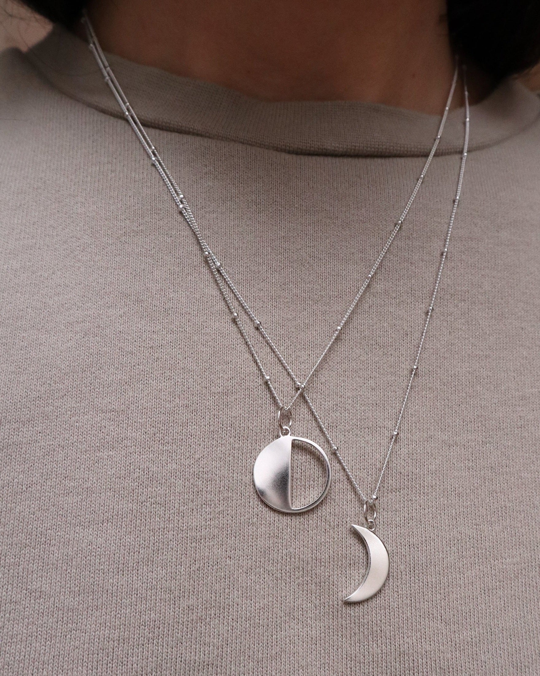 'Moon Sister' Pendant Necklace