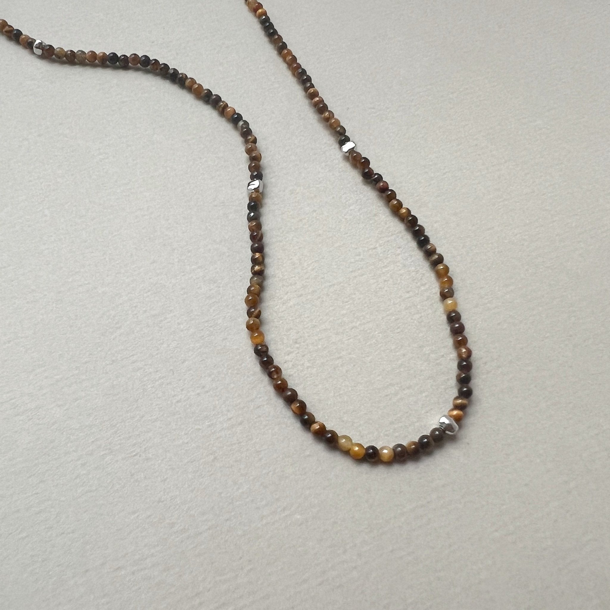 'Tate' Tiger's Eye Beaded Necklace