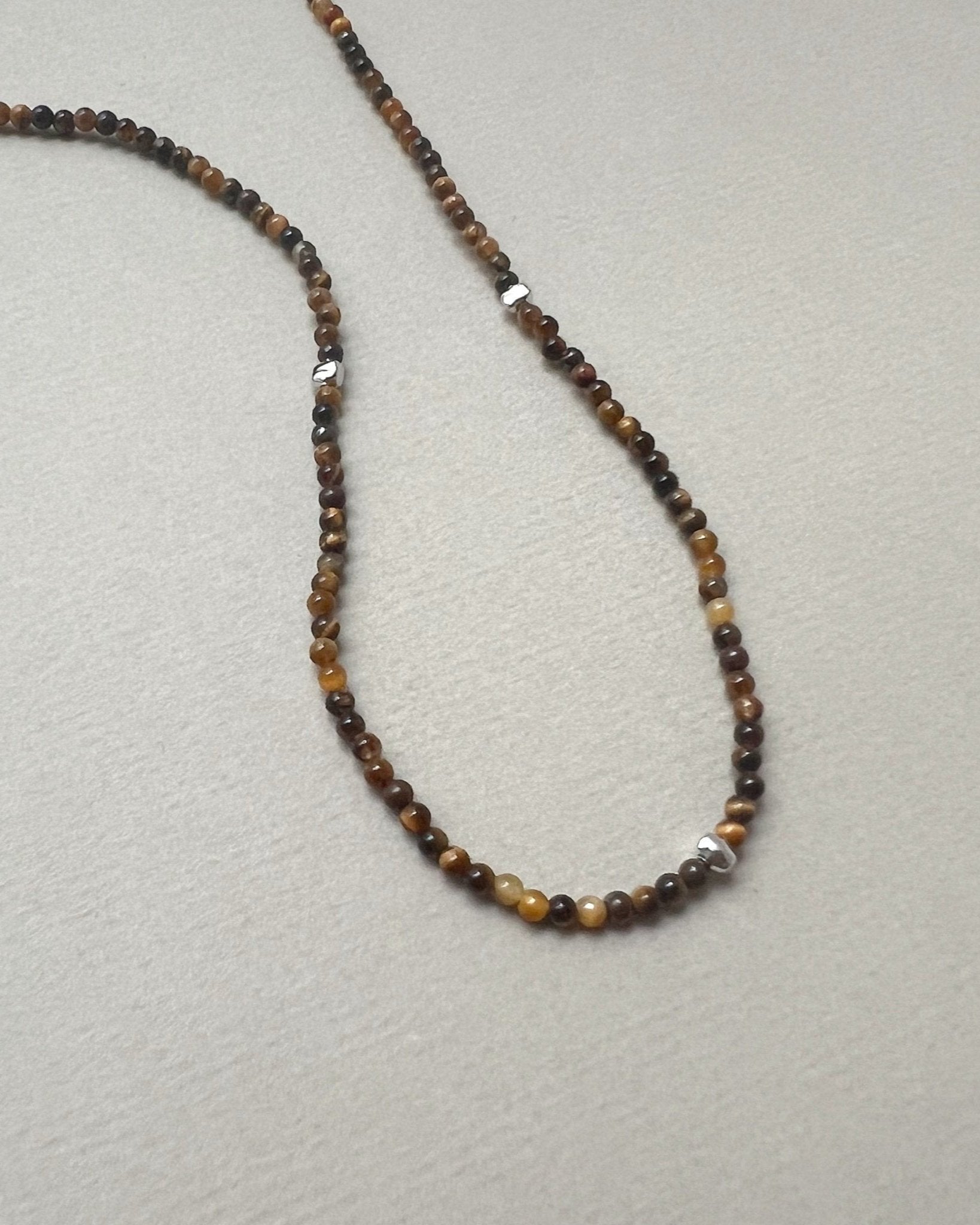 'Tate' Tiger's Eye Beaded Necklace