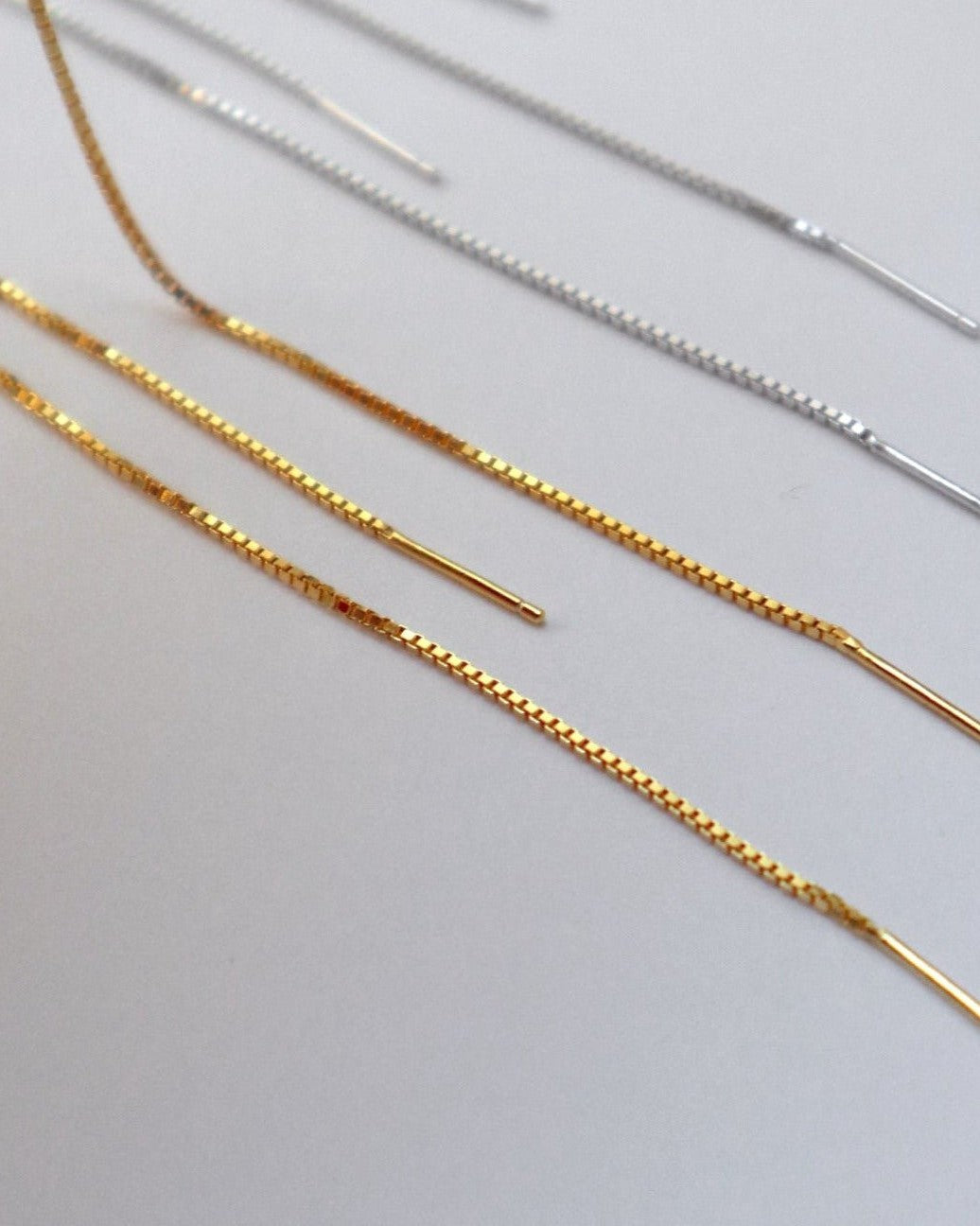 'Taylor' Thread Earrings – Lines & Current