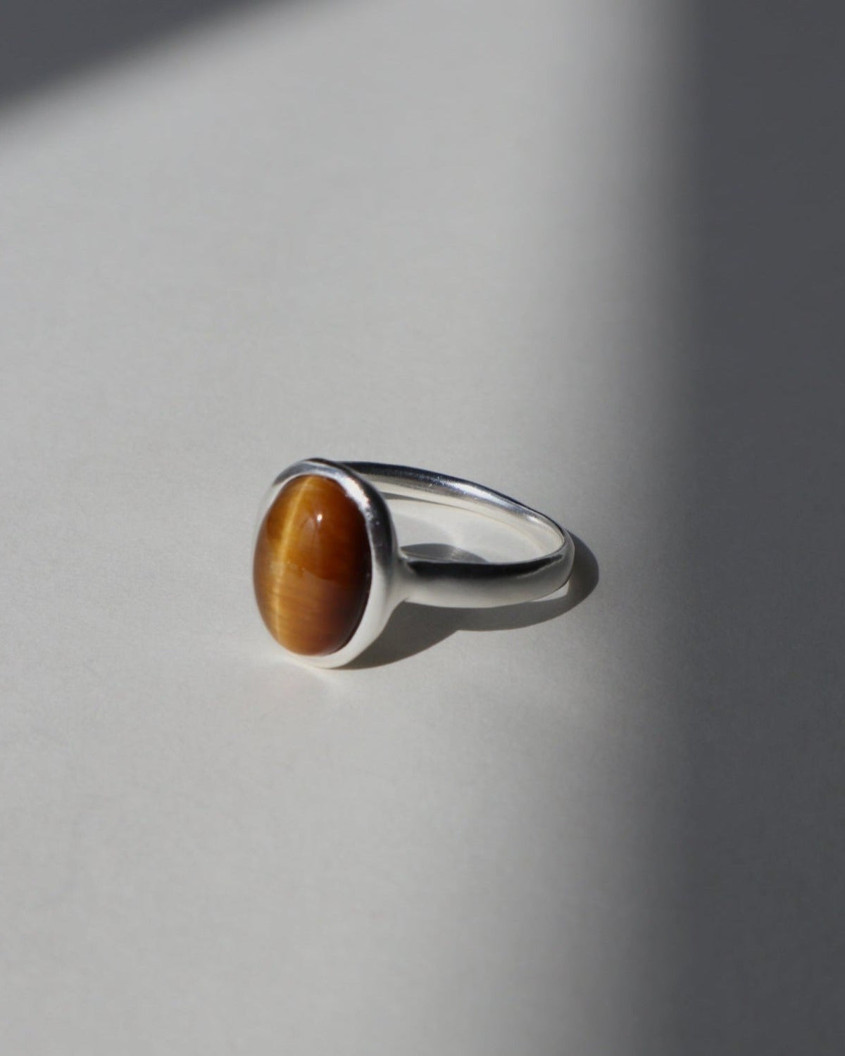 Tigers Eye Oval Ring